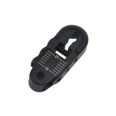 Aluminum 25T Servo Horn Arm Adjustable Universal Fit for 1/10 RC Trx4 TRX-4 Axial SCX10 Etc. (Black)