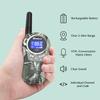 QNIGLO Camping Walkie Talkies for Kids Rechargeable, Camo Kids Walkie Talkies for Boys Girls fit Outdoor Adventure Game Spy Gear Hiking, Army Police Toys for 3 4 5 6-12 Year Old view 2