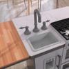 KidKraft Chefs Cook N Create Island Play Kitchen with EZ Kraft Assembly view 2