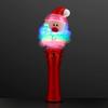 FlashingBlinkyLights Christmas Santa Claus Light Up Wand with Spinning LED Lights view 1