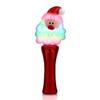 FlashingBlinkyLights Christmas Santa Claus Light Up Wand with Spinning LED Lights view 3