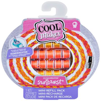 Cool Maker, KumiKreator Candy Mini Fashion Pack Refill, Friendship Bracelet Activity Kit