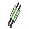 1/10 Baja Rey 4WD Desert Truck (LOS03008) Upgrade Parts Aluminum Front Turnbuckle For Steering - 1Pr Set Green view 1