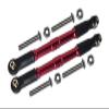 1:10 Rock Rey LOS03009 / Hammer Rey U4 LOS03030 Upgrade Parts Aluminum Front Turnbuckle For Steering - 1Pr Set Red view 1