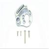 GPM For Traxxas E-Revo 2.0 VXL Brushless (86086-4) Upgrade Parts Aluminum Motor Mount With Heat Sink Fins - 1Pc Set Gray Silver view 1