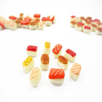 Dollhouse Food 10 Japanese Food Sushi Nigiri Dollhouse Miniature Food 15003