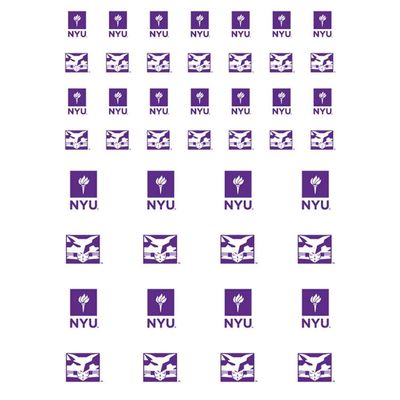 NYU Bobcats Small Sticker Sheet - 2 Sheets