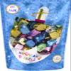 The Dreidel Company 100-Pack Metallic Multi-Colored Dreidels for Hanukkah with English Translation, Spinning Tops Includes Game Instruction Cards Multi-Colored Assorted Metallic Dreidels view 2