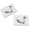 Azeeda 2 x 45mm 'Swan' Erasers/Rubbers (ER00020255) view 1
