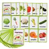 20PCS/Set Vegetable Kids Gifts English Flash Cards Pocket Card Educational Learning Baby Toys for Children Pre-Kindergarten view 1