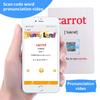 20PCS/Set Vegetable Kids Gifts English Flash Cards Pocket Card Educational Learning Baby Toys for Children Pre-Kindergarten view 3