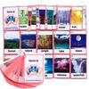 23PCS/Set Natural Kids Gifts English Flash Cards Pocket Card Educational Learning Baby Toys for Children Pre-Kindergarten view 1