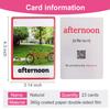 23PCS/Set Natural Kids Gifts English Flash Cards Pocket Card Educational Learning Baby Toys for Children Pre-Kindergarten view 2