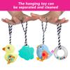 Baby car seat Toys, Activity Spiral hangings pram Toys, Plush Crib Toys with Squeaky for boy or Girl (Duck) view 3