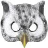Boland 56735 Semi-Mask Owl Shaped 24 x 17 cm Grey view 1