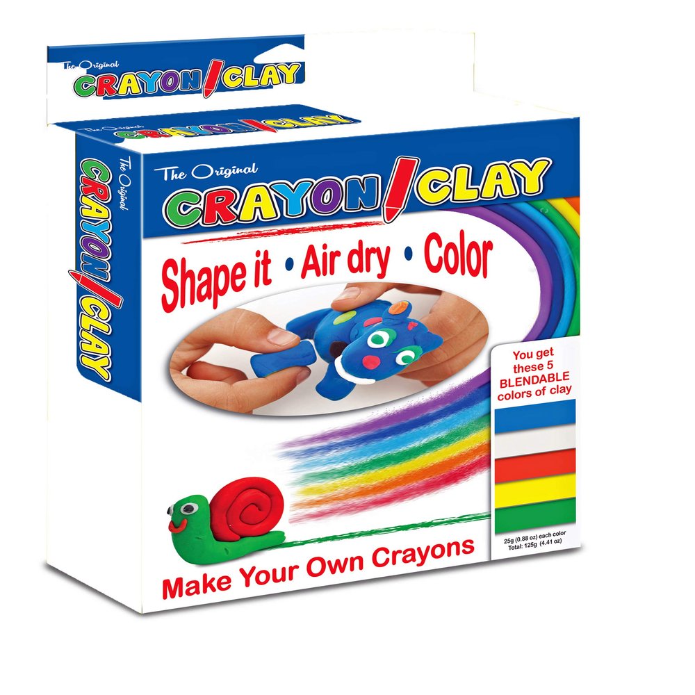 The Pencil Grip TPG-662 Crayon Clay, Assorted, 25g