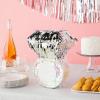 Juvale Diamond Ring Pinata - Interactive Bridal Shower Games - Bachelorette Party Decor & Accessories - Durable Metallic Finish for Engagement Party Decor - 7.2 x 7.1 x 11 in, Silver & Pink view 2