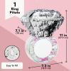 Juvale Diamond Ring Pinata - Interactive Bridal Shower Games - Bachelorette Party Decor & Accessories - Durable Metallic Finish for Engagement Party Decor - 7.2 x 7.1 x 11 in, Silver & Pink view 3