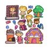 Hansel and Gretel Story Adventure Felt Play Art Set Flannel Board Story Storyboard Pieces view 1