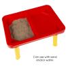HEY! PLAY! Water Table with Lid and Toys - Playset with 2 Sensory Bins for Sand or Water - Toddler Activity Set for Beach, Backyard or Classroom view 3