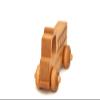 Wooden Fire Truck Toy  Handmade Natural Wood Push Toy for Toddlers & Kids, Classic Gift for Birthdays and Everyday Play view 3