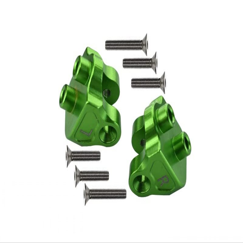 1:10 Baja Rey/Rock Rey/Hammer Rey U4 Upgrade Parts Aluminum Rear Upper Axle Mount Set For Suspension Links - 1Pr Set Green