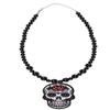 Boland 72330 Sugar Skull Necklace Black view 1