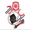 GPM For Traxxas E-Revo 2.0 VXL Brushless (86086-4) Upgrade Parts Aluminum Motor Heatsink With Cooling Fan - 1 Set Red view 1