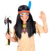 Indian Wig W/Headband & Feather (in Box) view 3