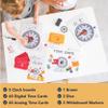 OWLCONIC Learning Time Game - 128 Piece Teaching Aid to Help Kids Learn Analog and Digital Time - Educational Resource Toy for Children - Kindergarten Homeschool Supplies view 3