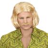 widmann 46939 70s Wig with Moustache Blonde view 3