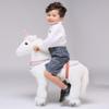 Ufree Small Unicorn Ride on Toy for 3 Years to 6 Years Old, Height 29 Inch Adjustable Pedal for Different Ages Walking Horse Mechanical Moving Horse view 3
