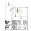 Ufree Small Unicorn Ride on Toy for 3 Years to 6 Years Old, Height 29 Inch Adjustable Pedal for Different Ages Walking Horse Mechanical Moving Horse view 4