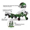 Jamara 412589 412589-Fendt Former-Rotating tines During Driving Operation, Radio-Controlled Folding arms, Tow Bar Front, Green view 4