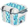 MightySkins (Cooler Not Included) Skin Compatible with OtterBox Venture 25 qt Cooler - Blue Kaleidoscope | Protective, Durable, and Unique Vinyl wrap Cover | Easy to Apply | Made in The USA view 1