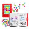 Red Journal Notebook Diary with Soft Lock, A6 Diary Notebook With 70 Decor Cubes, Refillable Notebook, 190 Lined Pages, Diary with Lock view 1