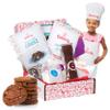 Baketivity Kids Baking DIY Activity Kit - Bake Delicious Chocolate Chunk Cookies with Pre-Measured Ingredients  Best Gift Idea for Boys and Girls Ages 6-12  Includes Free Hat and Apron view 1