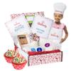 Baketivity Kids Baking DIY Activity Kit - Bake Delicious Confetti Muffins with Pre-Measured Ingredients  Best Gift Idea for Boys and Girls Ages 6-12  Includes Free Hat and Apron view 1