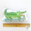 Tock the Alligator rattle plush toy 10" long view 3