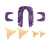 IPG for Vector Robot Face Screen Guard Decoration KIT Protector from Unexpected Attacks of Kids and Pets.Include Wheels&Body Set 7 Units Decals+2 Units Screen Protector (Purple & Gold) view 4