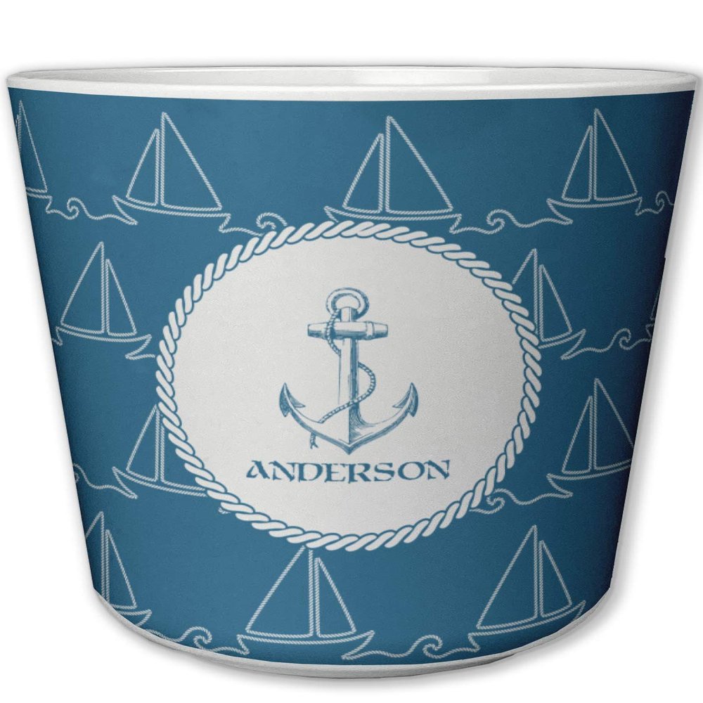 Personalized Rope Sail Boats Plastic Tumbler 6oz