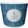 Personalized Rope Sail Boats Plastic Tumbler 6oz view 1