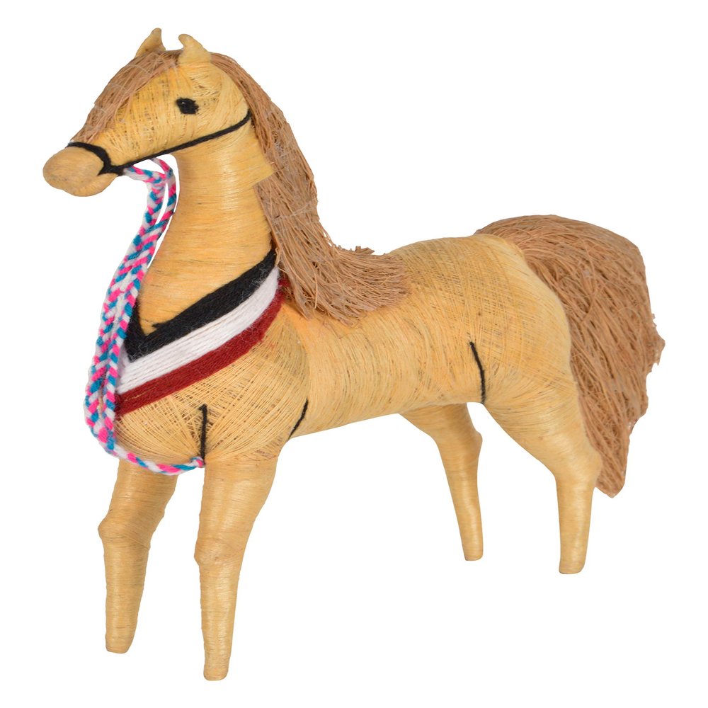 Naanjil Coconut Fiber Horse (Beige)