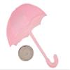 12 Fillable Plastic Baby Bridal Shower Umbrellas Favors - Pink view 1