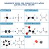 Organic Chemistry Model Kit (307 PCS)  Armyte Chemistry Molecular Model for Teacher Student and Young People Academic Chemistry Education, Pack with Atoms, Bonds, Electron Orbital (Colorful) view 4