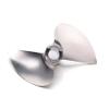 RC Boat 2 blade Metal propeller prop 4mm Diameter P1.4 40mm -Left view 3