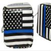3" USA Police Memorial Blue Line Law Enforcement Hanging Dice view 4