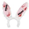 Boland 72222 Bloody Bunny Headband White view 1