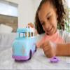 Polly Pocket Glamping Van with Dual Camping for 3-inch Polly Doll & Micro Polly Doll; Van Opens to Living Area & Trunk Opens to Micro Living Area Plus Accessories view 2