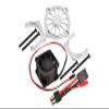 GPM for Traxxas E-Revo 2.0 VXL Brushless (86086-4) Upgrade Parts Aluminum Motor Heatsink with Cooling Fan - 1 Set Silver view 1